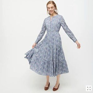 Long tiered dress in Liberty® June's Meadow print